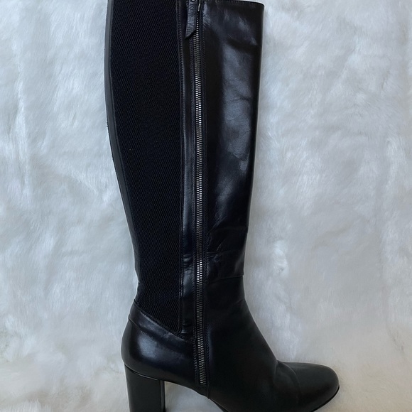 Aquatalia Water Resistance Leather Tall Boot - Picture 5 of 10